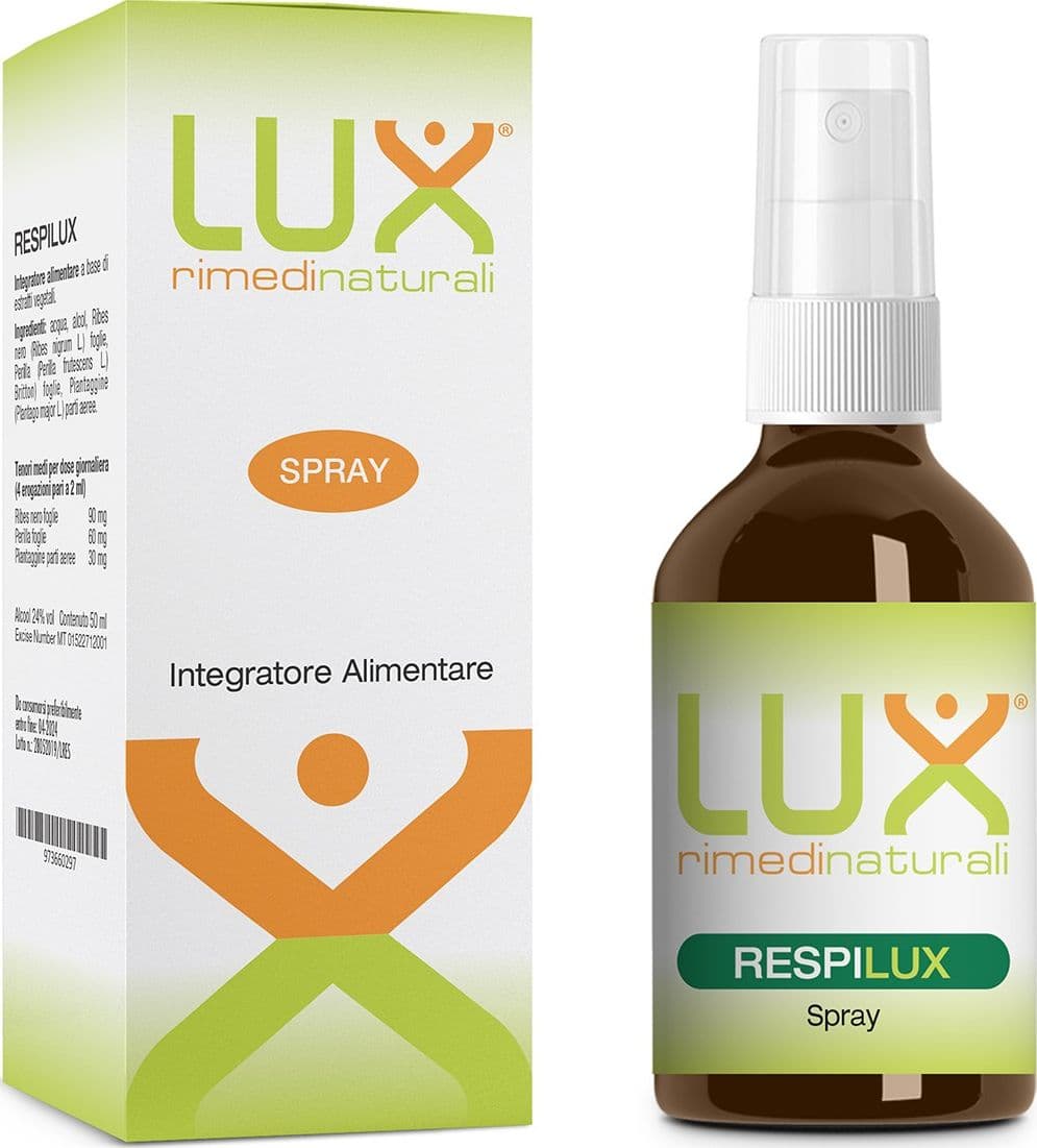 RESPILUX integratore alimentare fitopreparato Spray 50 ml in Multivitamine Bioregenera - Grosseto, commercioVirtuoso.it
