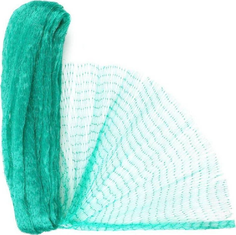 Rete-Anti-Uccelli-Verde-In-Polietilene-Protezione-Giardino-Orto-Piante-2-X-10-Mt