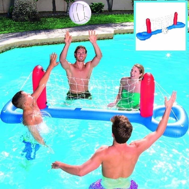Rete Pallavolo Gonfiabile Galleggiante Con Pallone 244 X 64 Cm Mare Piscina Giochi e giocattoli/Sport e giochi all'aperto/Giochi aquatici e piscine per bambini/Set da basket e pallavolo galleggianti Trade Shop italia - Napoli, Commerciovirtuoso.it