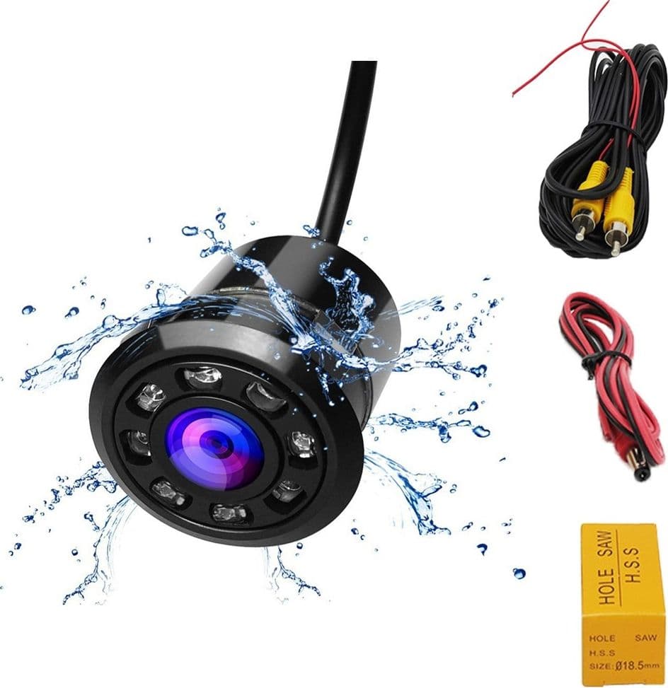 Retrocamera-Telecamera-Retromarcia-Angolo-170°-Con-8-Led-A-Molla-Mini-A-Colori