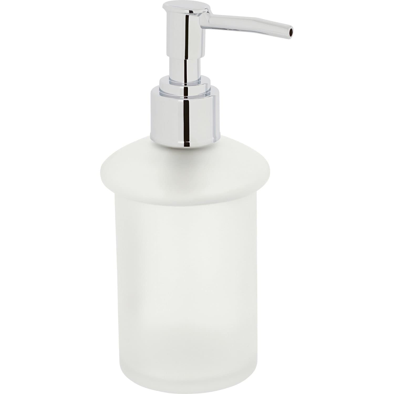 Ricambio Dispenser Porta Sapone Liquido In Vetro Satinato Bagno Accessori in Dosatori per sapone liquido Trade Shop italia - Napoli, commercioVirtuoso.it
