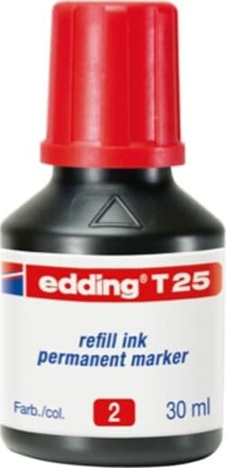 Ricarica Inchiostro per Marcatore Permanente - contenuto 30ml - rosso - Edding Cancelleria e prodotti per ufficio/Penne matite scrittura e correzione/Marcatori ed evidenziatori/Pennarelli indelebili e marcatori Eurocartuccia - Pavullo, Commerciovirtuoso.it