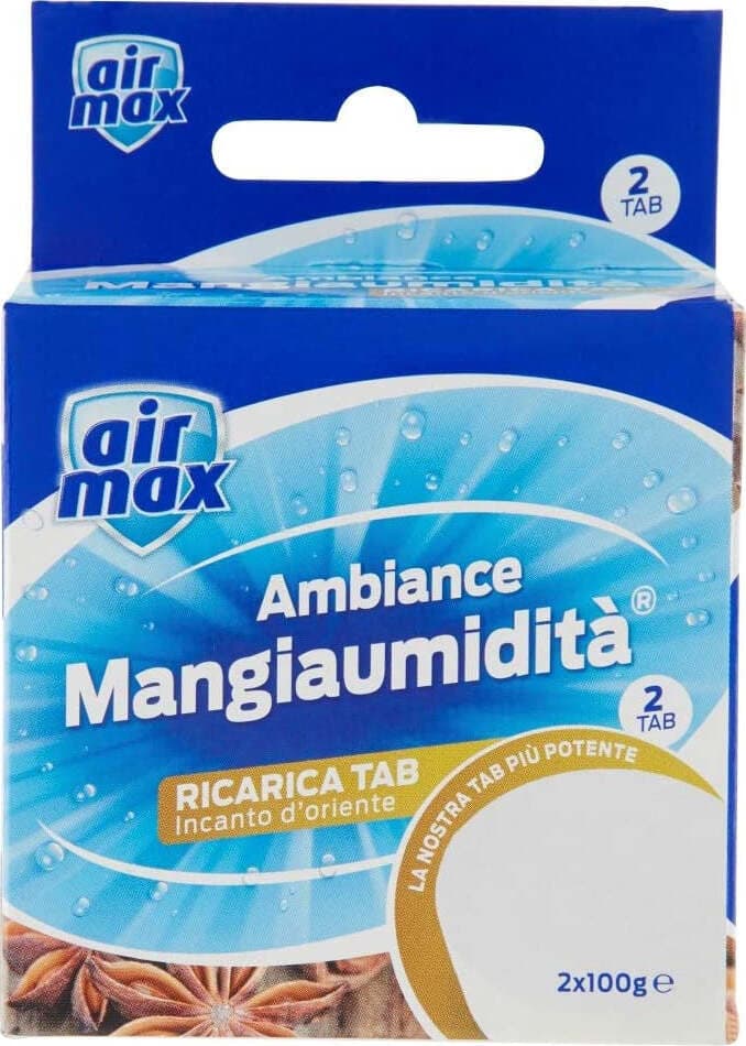 Ricarica Mini Tabs Incanto d'oriente 2 x 100gr Air Max Salute e cura della persona/Pulizia e cura della casa/Assorbitore di umidità Scontolo.net - Potenza, Commerciovirtuoso.it
