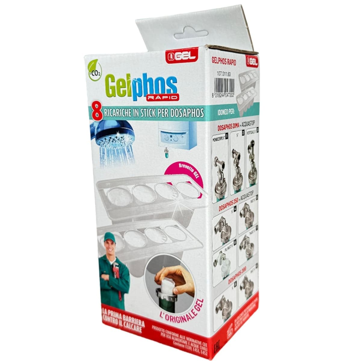Ricariche-Gelphos-Rapid-8-cartucce-Gel-Made-In-Italy-ricarica-polifosfati-caldaia