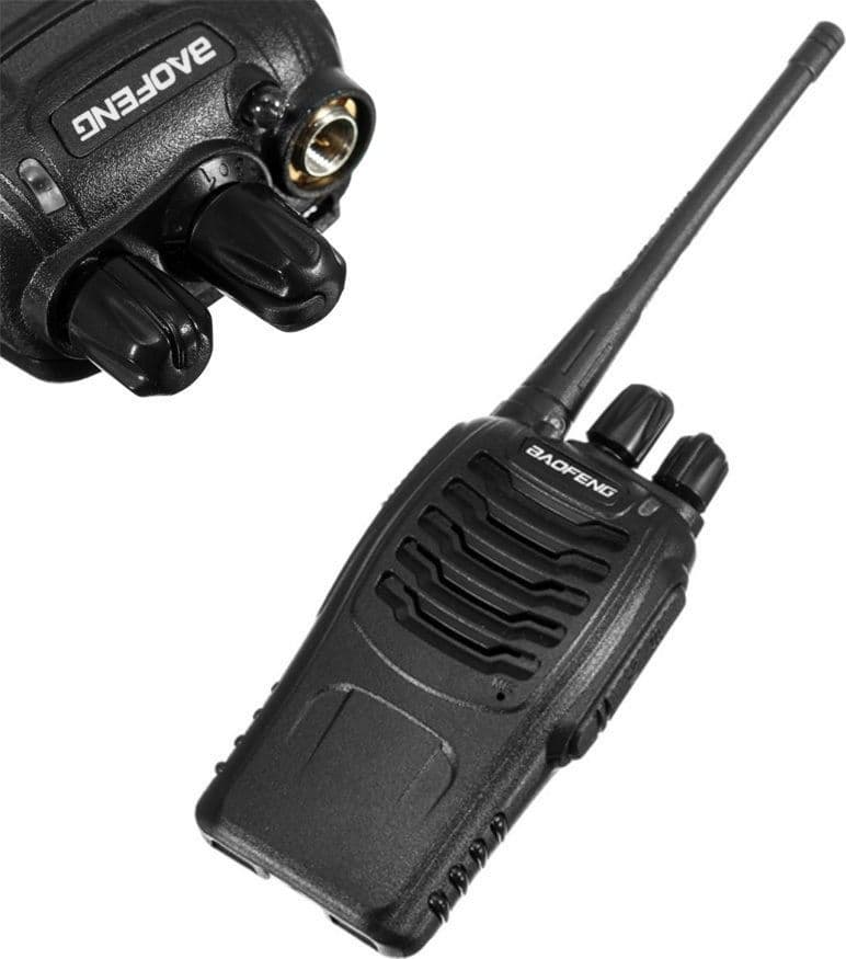 RICETRASMITTENTE PMR RADIO UHF 400-470 MHz WALKIE TALKIE CUFFIE