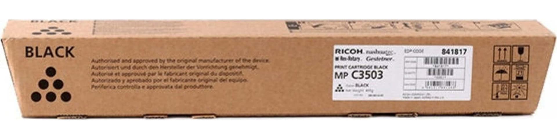 Ricoh - Toner - Nero - 841817 - 24.580 pag Elettronica/Informatica/Stampanti e accessori/Accessori per stampanti a inchiostro e laser/Cartucce d'inchiostro Eurocartuccia - Pavullo, Commerciovirtuoso.it