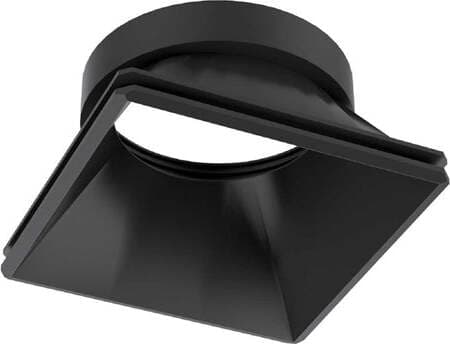 Riflettore-Quadrato-Fisso-Dynamic-Alluminio-Nero