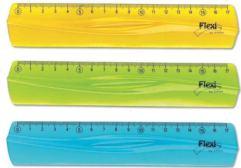 Riga-disegno-flessibile-Arda-FLEXY-17cm-Assortito