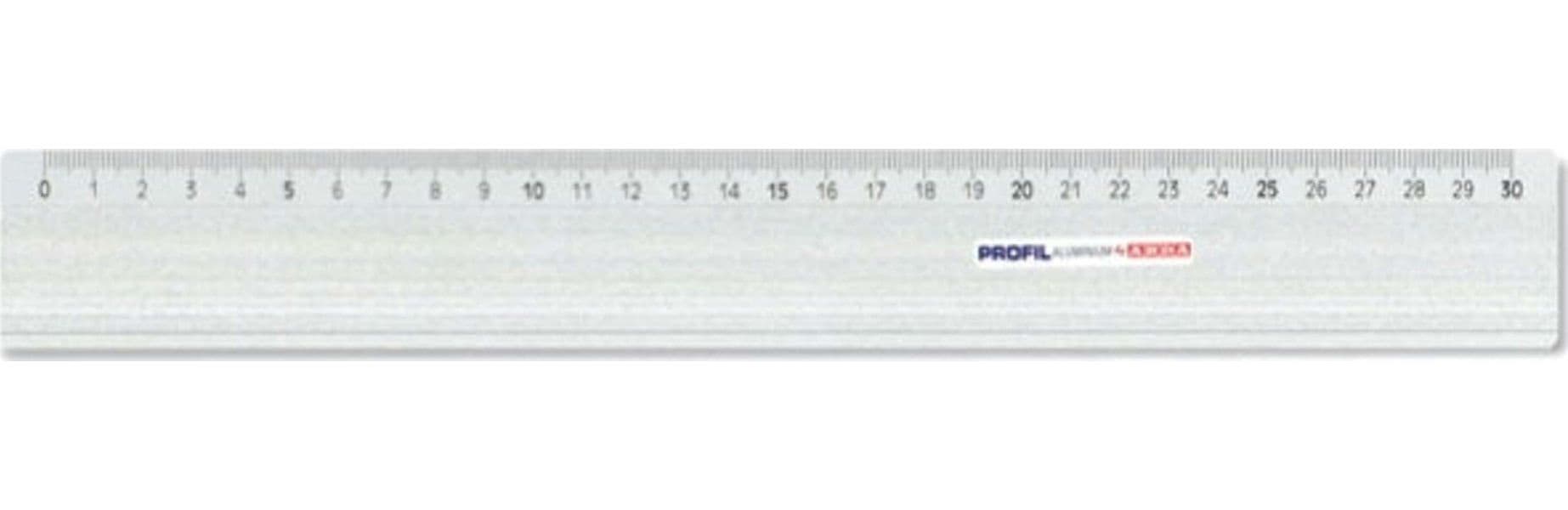 Riga Profil 18230 - 30cm - alluminio - Arda Cancelleria e prodotti per ufficio/Scuola e materiale didattico/Materiale scolastico/Righelli e squadre Eurocartuccia - Pavullo, Commerciovirtuoso.it