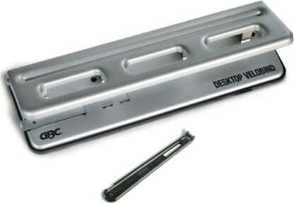 Rilegatrice Desktop Velobinder - manuale - a pettine - richiudibile - GBC Cancelleria e prodotti per ufficio/Elettronica per ufficio/Rilegatrici e accessori/Pettini per rilegatrici Eurocartuccia - Pavullo, Commerciovirtuoso.it