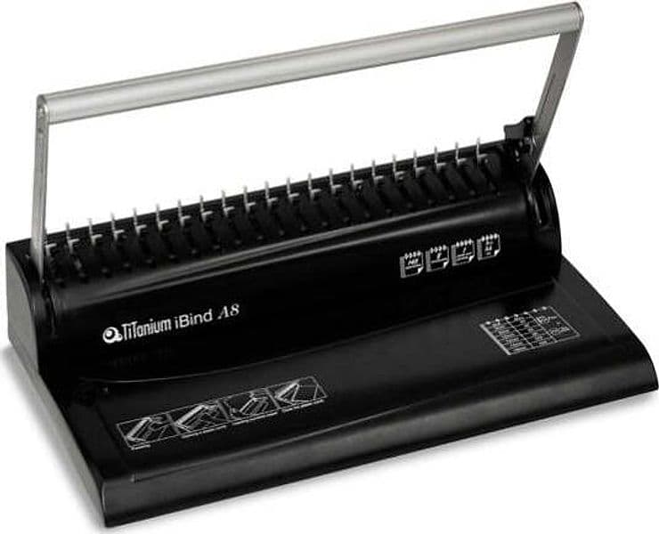Rilegatrice Ibind 8 - manuale - Titanium Cancelleria e prodotti per ufficio/Elettronica per ufficio/Rilegatrici e accessori/Rilegatrici Eurocartuccia - Pavullo, Commerciovirtuoso.it