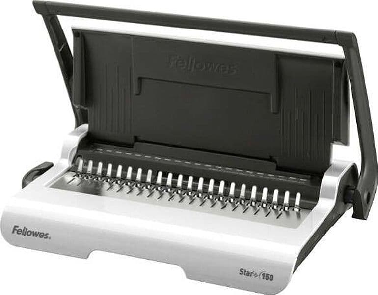 Rilegatrice Star+ 150 - manuale - a dorso plastico - Fellowes Cancelleria e prodotti per ufficio/Elettronica per ufficio/Rilegatrici e accessori/Rilegatrici Eurocartuccia - Pavullo, Commerciovirtuoso.it