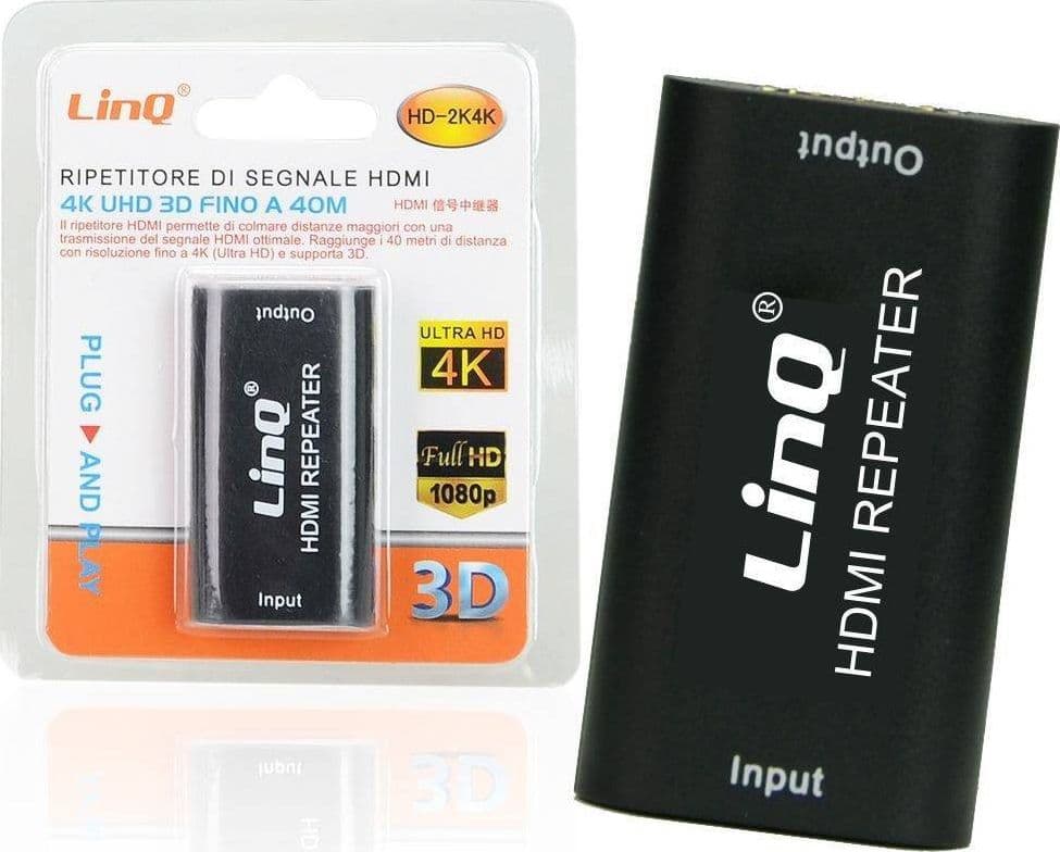 Ripetitore Extender Di Segnale Hdmi Video 4k Uhd 3d Fino A 40 Mt 1080p Hd-2k4k Elettronica/Informatica/Accessori/Adattatori/Adattatori DVI-HDMI Trade Shop italia - Napoli, Commerciovirtuoso.it