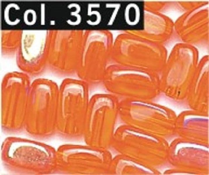 Riso-Perle-6-mm-tubo-85-pezzi-colore-3570-Arancione