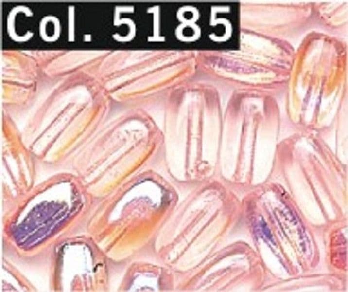 Riso-Perle-6-mm-tubo-85-pezzi-colore-5185-zartrosa