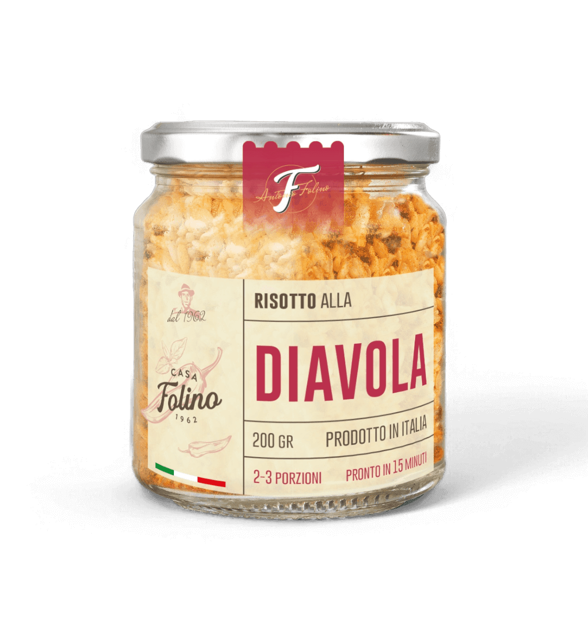 Risotto Alla Diavola 200 gr in Risotti CasaFolino - Lamezia Terme, commercioVirtuoso.it