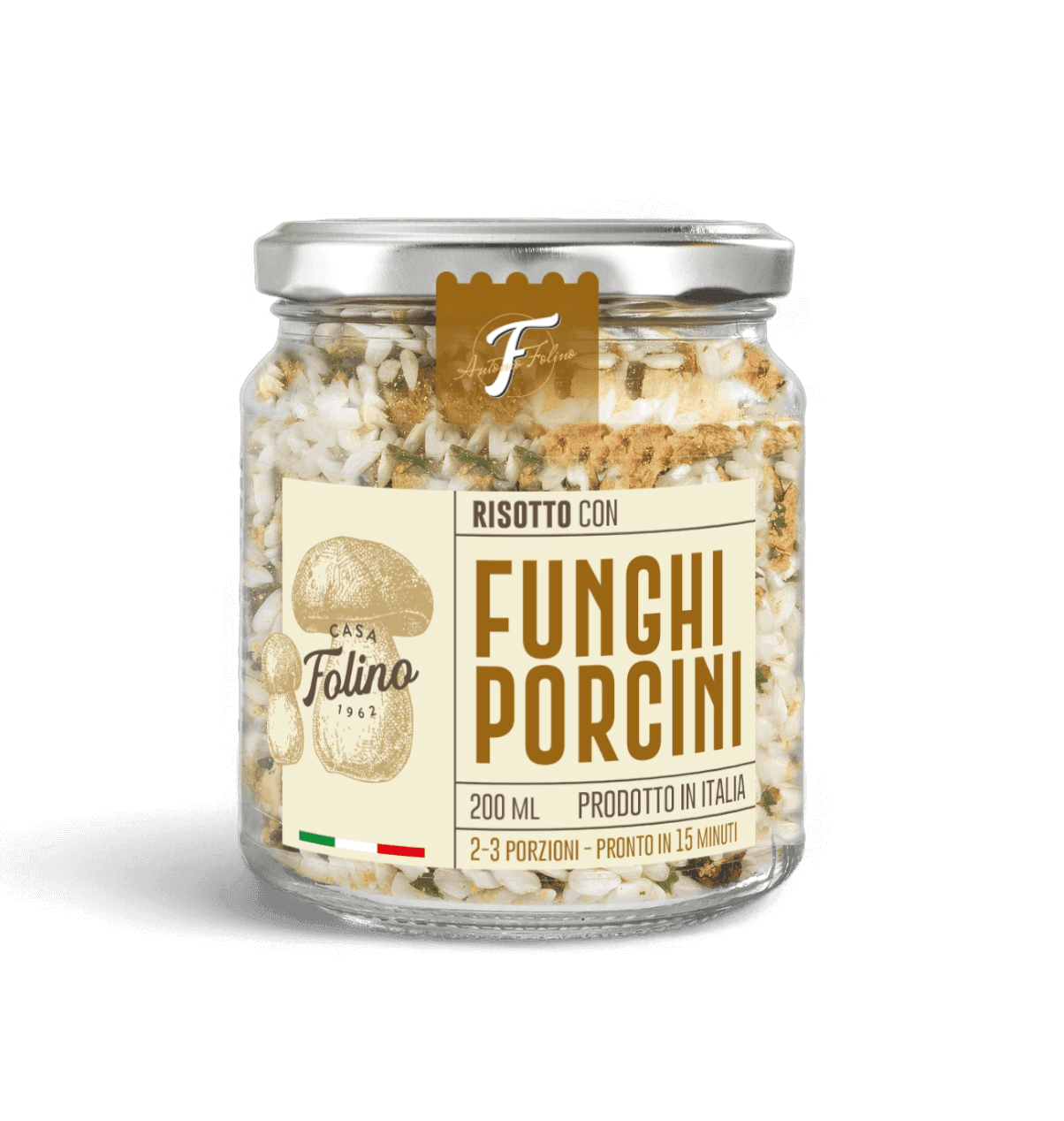 Risotto Ai Funghi Porcini 200 gr in Risotti CasaFolino - Lamezia Terme, commercioVirtuoso.it
