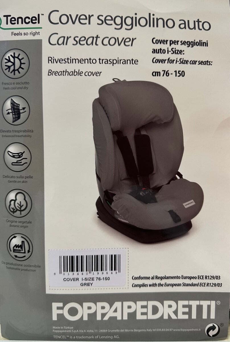 Rivestimento-Seggiolino-Auto-I-Size-76-150-Foppapedretti---Grigio