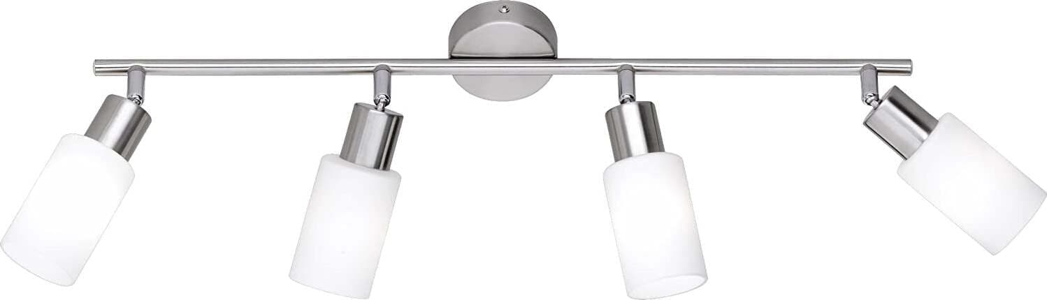 RL-TRIO---BARRA-MARS-4-FARETTI-IN-ACCIAIO-E-VETRO-BIANCO-4x-E14-·-max.-40W