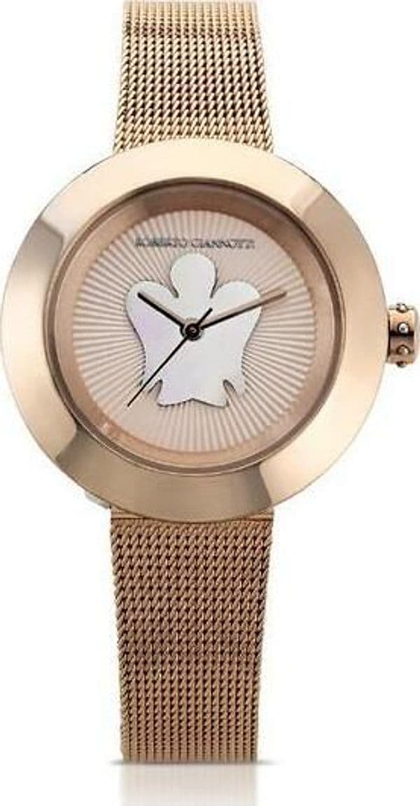 ROBERTO-GIANNOTTI---OROLOGIO-ANGELO-IN-ACCIAIO-ROSATO