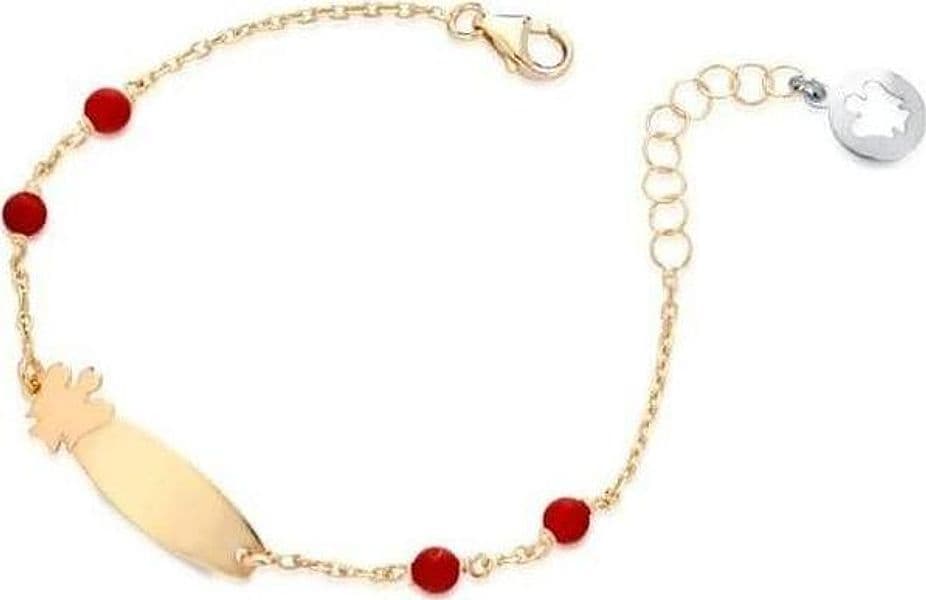 ROBERTO-GIANNOTTI-BRACCIALE-BIMBA-O-BIMBO-IN-ORO-CON-TARGHETTA-ANGELO-E-CORALLI-ROSSI