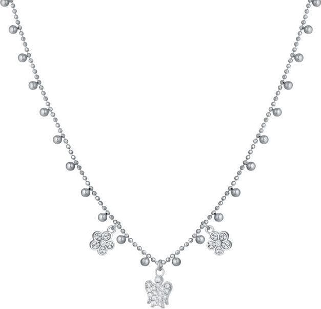 ROBERTO-GIANNOTTI-COLLANA-CON-ANGELO-E-FIORI-CHARMS-IN-ARGENTO-E-ZIRCONI