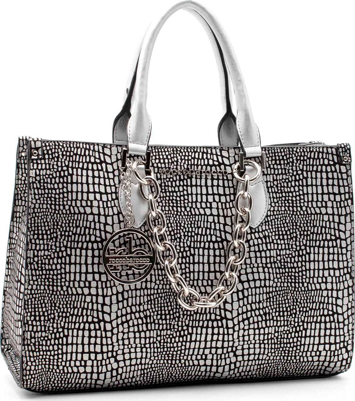 Roccobarocco Rbr914b0201 Borsa Donna a Mano Con Tracolla 100% Pu Borsa Design Elegante Con Una Tasca Interna E Apertura a Zip 35x24x14cm Moda/Donna/Borse/Borse a mano Starbag - Gaeta, Commerciovirtuoso.it