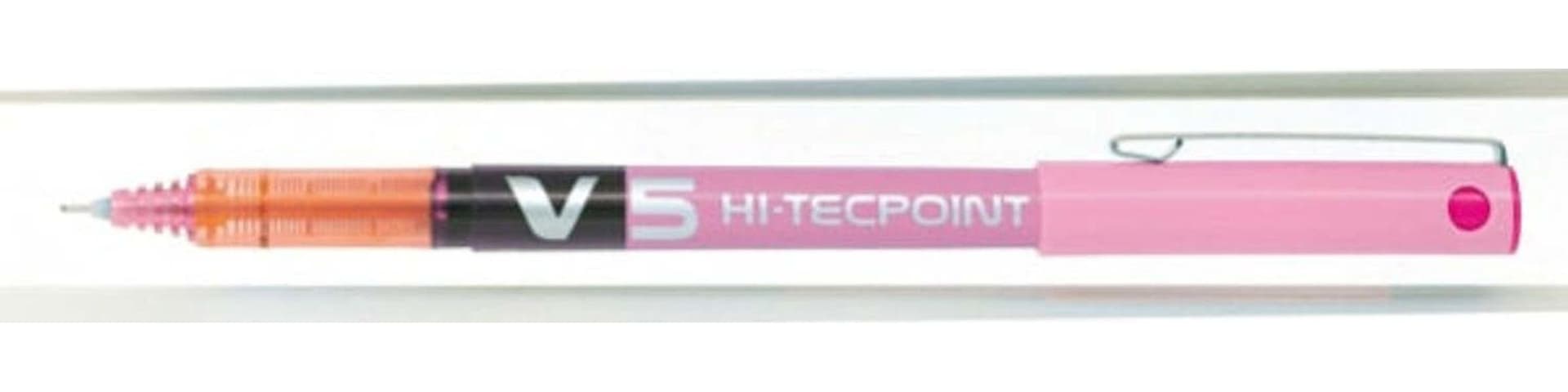 Roller Hi Tecpoint V5 - punta 0 5 mm - rosa - Pilot Cancelleria e prodotti per ufficio/Penne matite scrittura e correzione/Penne e ricariche/Penne roller a inchiostro gel Eurocartuccia - Pavullo, Commerciovirtuoso.it