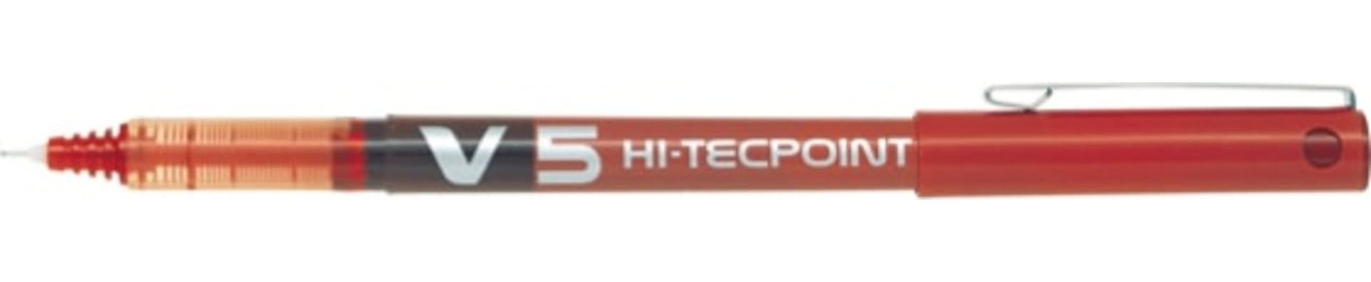 Roller Hi Tecpoint V5 - punta 0 5 mm - rosso - Pilot Cancelleria e prodotti per ufficio/Penne matite scrittura e correzione/Penne e ricariche/Penne roller a inchiostro gel Eurocartuccia - Pavullo, Commerciovirtuoso.it