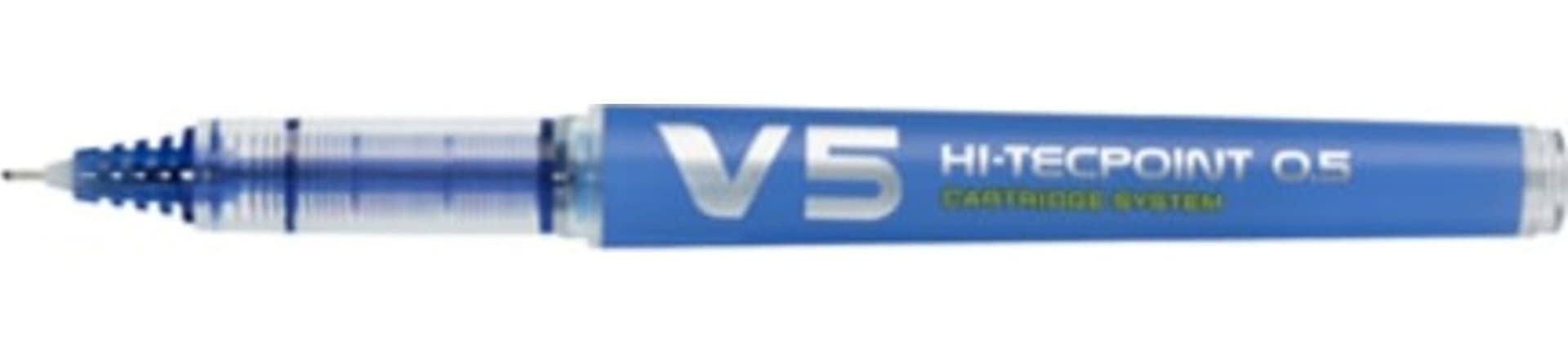Roller Hi-Tecpoint V5 ricaricabile Begreen con cappuccio - punta 0 50mm - blu - Pilot Cancelleria e prodotti per ufficio/Penne matite scrittura e correzione/Penne e ricariche/Penne roller a inchiostro gel Eurocartuccia - Pavullo, Commerciovirtuoso.it