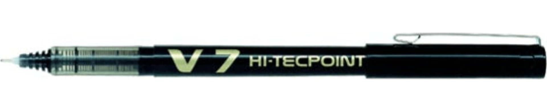 Roller Hi Tecpoint V7 - punta 0 7 mm - nero - Pilot Cancelleria e prodotti per ufficio/Penne matite scrittura e correzione/Penne e ricariche/Penne roller a inchiostro gel Eurocartuccia - Pavullo, Commerciovirtuoso.it