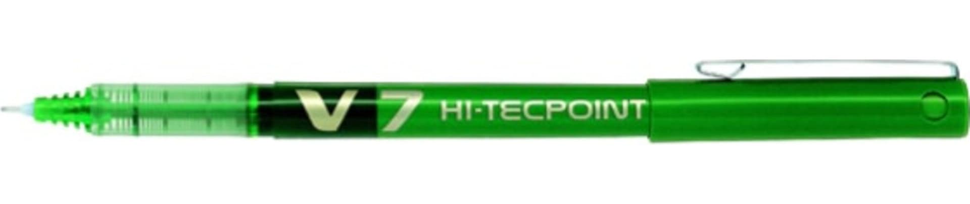 Roller Hi Tecpoint V7 - punta 0 7 mm - verde - Pilot Cancelleria e prodotti per ufficio/Penne matite scrittura e correzione/Penne e ricariche/Penne roller a inchiostro gel Eurocartuccia - Pavullo, Commerciovirtuoso.it