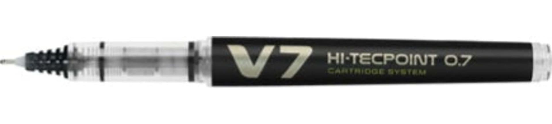 Roller Hi Tecpoint V7 ricaricabile Begreen con cappuccio - punta 0 70mm - nero - Pilot Cancelleria e prodotti per ufficio/Penne matite scrittura e correzione/Penne e ricariche/Penne roller a inchiostro gel Eurocartuccia - Pavullo, Commerciovirtuoso.it