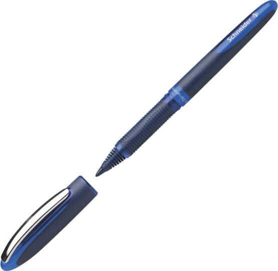 Roller One Business con cappuccio - tratto ultra smooth 0 6mm - blu - Schneider Cancelleria e prodotti per ufficio/Penne matite scrittura e correzione/Penne e ricariche/Penne roller a inchiostro gel Eurocartuccia - Pavullo, Commerciovirtuoso.it