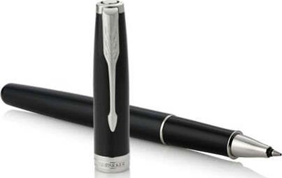 Roller Sonnet Laque Black CT - punta M - Parker Cancelleria e prodotti per ufficio/Penne matite scrittura e correzione/Matite/Portamine Eurocartuccia - Pavullo, Commerciovirtuoso.it