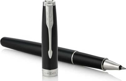 Roller Sonnet Laque Black CT - punta M - Parker Cancelleria e prodotti per ufficio/Penne matite scrittura e correzione/Matite/Portamine Eurocartuccia - Pavullo, Commerciovirtuoso.it