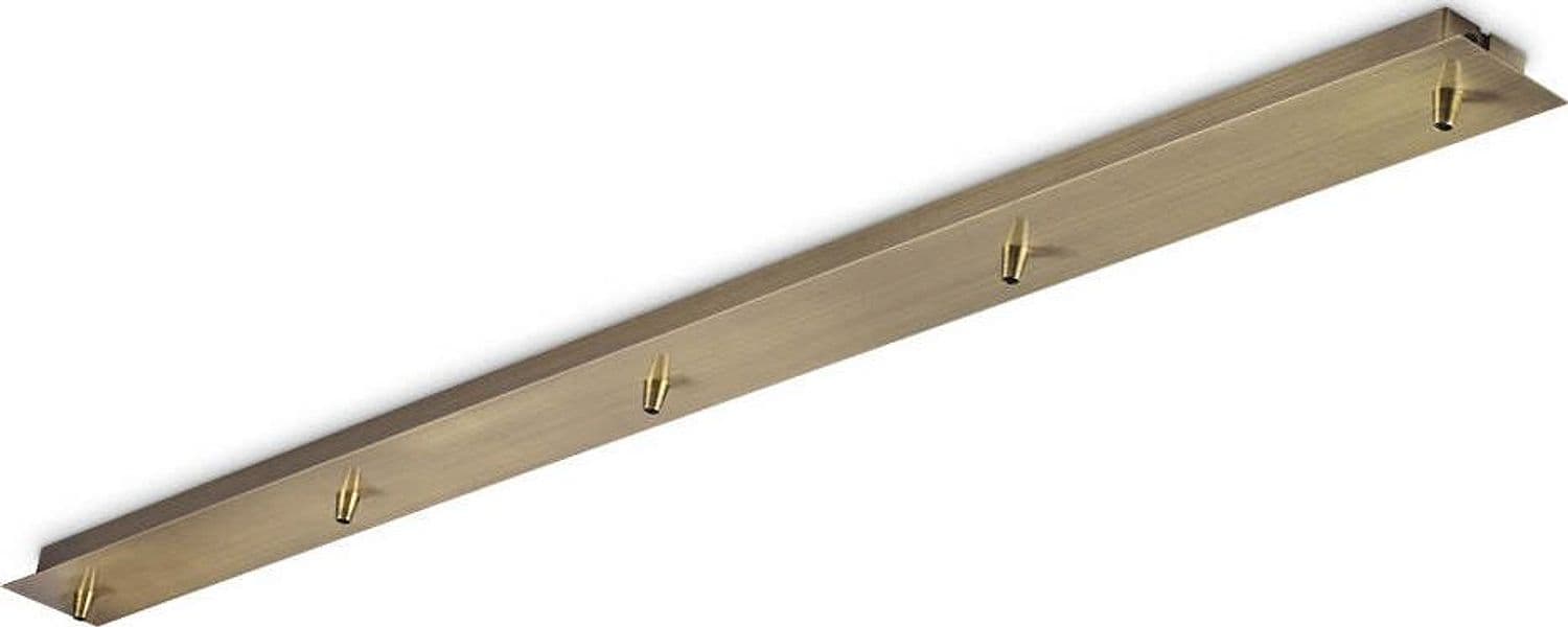 Rosone-Lineare-All-In-Metallo-Ottone-5-Luci