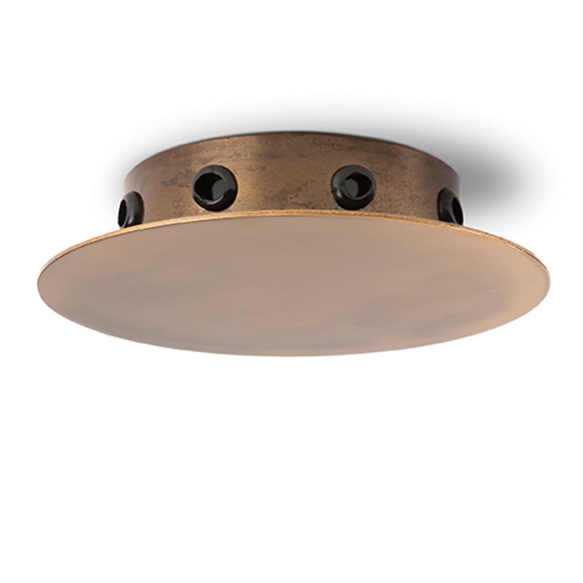 Rosone-metallo-multicavo-Perenz-6255-OB-accessorio-classico-ottone-brunito-soffitto-8-fori