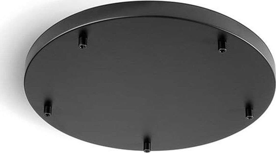 Rosone-Multicato-Metallo-Nero-Opaco-5-Fori
