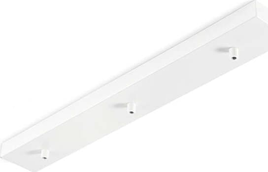 Rosone-Rettangolare-Multicavo-Metallo-Bianco-Opaco-3-Fori