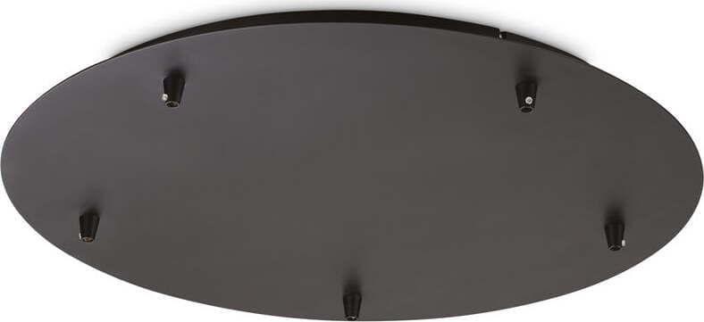 Rosone-Standard-All-In-Metallo-Nero-5-Luci