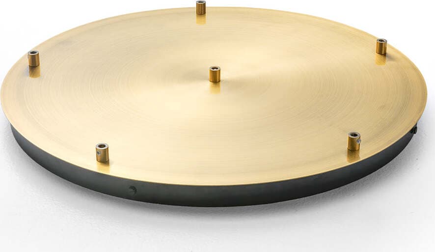 Rosone-Tondo-Alice-3-Fori-Metallo-Oro-Specchiato-D.50Cm