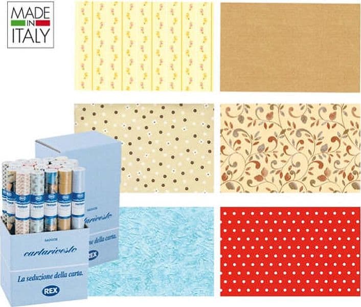 Rotoli Cartarivesto Rex Taco - lavabile - 49x300 cm - colori assortiti - Rex Sadoch - conf. 20 pezzi Cancelleria e prodotti per ufficio/Archivio ufficio e accessori per scrivania/Etichette divisori per schedario e timbri/Etichette ed etichette adesive/Etichette per prezzatrici Eurocartuccia - Pavullo, Commerciovirtuoso.it