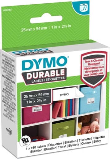 Rotolo 160 etichette LW Durable 1976411 - 25x54 mm - carta - bianco - Dymo Cancelleria e prodotti per ufficio/Elettronica per ufficio/Accessori/Accessori per etichettatrici Eurocartuccia - Pavullo, Commerciovirtuoso.it