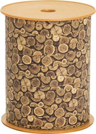 Rotolo nastro Woodly - tronchi - 10mm x 200mt - Bolis Casa e cucina/Decorazioni per interni/Addobbi e decorazioni per ricorrenze/Decorazioni natalizie/Fiocchi e nastri Eurocartuccia - Pavullo, Commerciovirtuoso.it