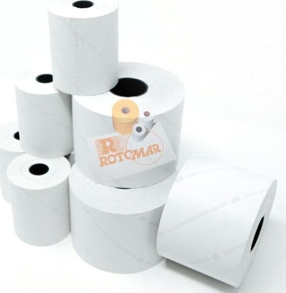 Rotolo per bilancia - carta termica BPA free - 57 5 mm x 30 mt - diametro esterno 50 mm - 55 gr - anima 12 mm - Rotomar - blister 10 pezzi Cancelleria e prodotti per ufficio/Elettronica per ufficio/Accessori/Carta in rotoli Eurocartuccia - Pavullo, Commerciovirtuoso.it