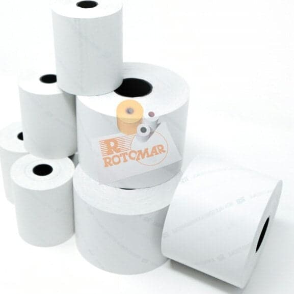Rotolo per bilancia - carta termica BPA free - 57 5 mm x 30 mt - diametro esterno 50 mm - 55 gr - anima 12 mm - Rotomar - blister 10 pezzi Cancelleria e prodotti per ufficio/Elettronica per ufficio/Accessori/Carta in rotoli Eurocartuccia - Pavullo, Commerciovirtuoso.it