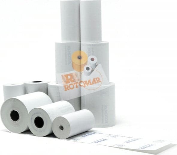 Rotolo per POS e carte di credito - carta termica BPA free - 57 mm x 11 mt - diametro esterno 30 mm - 55 gr - senza anima - Rotomar - blister 12 pezzi Cancelleria e prodotti per ufficio/Elettronica per ufficio/Accessori/Carta in rotoli Eurocartuccia - Pavullo, Commerciovirtuoso.it