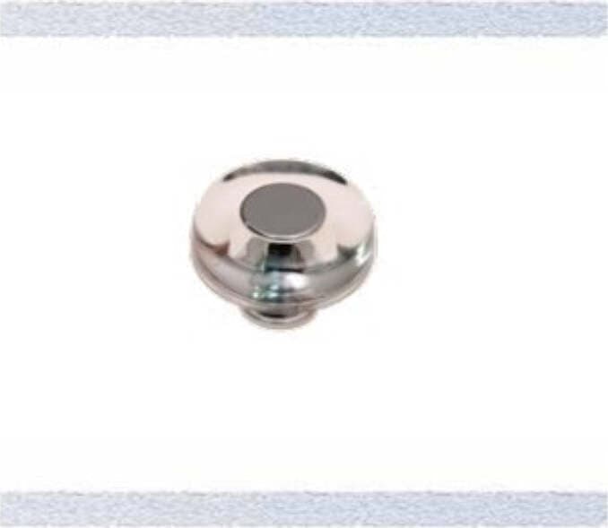 RSP---POMOLO-CROMO-IN-FINTO-VETRO-D.33MMPER-CASSETTI,-COMODINI,-ARMADI