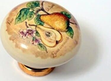 RSP---POMOLO-IN-CERAMICA-CON-PERA-D.35MMPER-CASSETTI,-COMODINI,-ARMADI